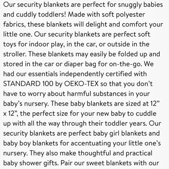 Lamb Unisex Neutral Security Blanket Lovey Snuggle Buddy Parents Choice NWT - Picture 4 of 10